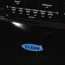 Lave vaisselle clean dirty signe 3d print model - Mito3D