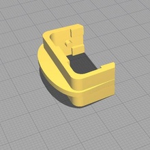 Lave vaisselle rail partie 3d print model - Mito3D