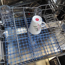 dishwasher tray insert grid dishwaser crockery dishes dinnerware sink washing up 3d print model - Mito3D