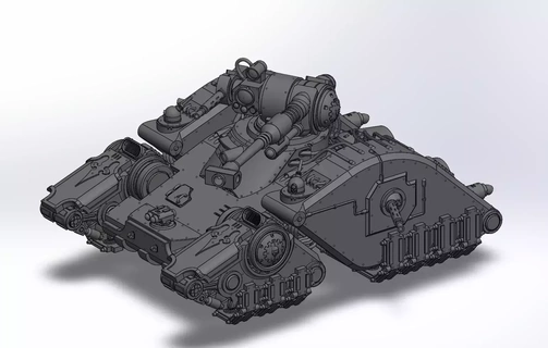 desintegración batalla tanque juego desintegrador mecánica sci fi ciencia ficción futuro 3d print model - Mito3D