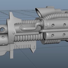 disintegration gun game 40k warhammer oldhammer space marines 3d print model - Mito3D