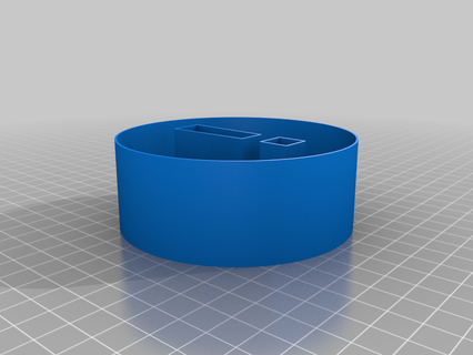 disk exclamation point nestable box v1 thing 3d print model - Mito3D