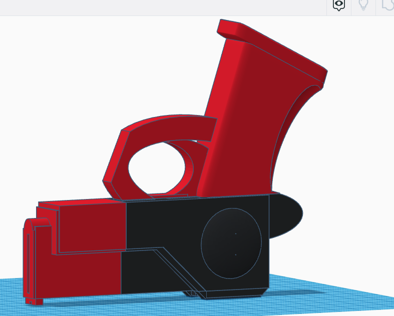 Scheibe Gewehr Stütze Spielzeug Spielzeuge Requisiten Waffe Waffen Cosplay Zukunft scifi 3D print model - Mito3D