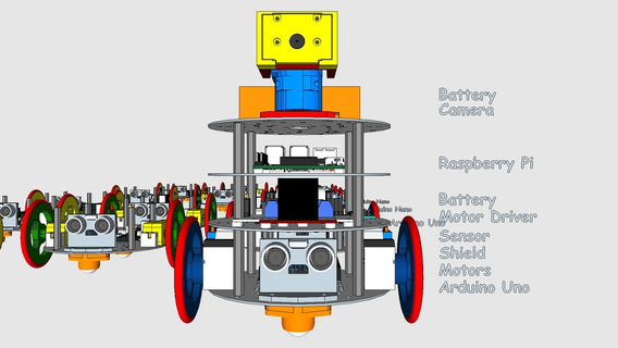 diskbot - diy robot platform design concepts Tools tools makers 3d print model - Mito3D