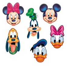 Disney Freunde Cutter einstellen x6 Plätzchen Cutter Disney mickey Gänseblümchen Minnie doof Pluto Donald Freunde Maus 3d print model - Mito3D