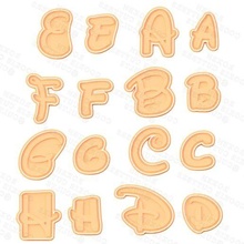 disney alphabet Nombres biscuit coupeur ensemble 62 timbre biscuits cuisinier Accueil maison cuisine coupeurs dessins animés caractères 3d print model - Mito3D