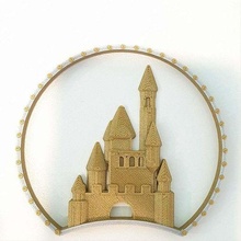 Disney castelo mickey orelhas Cinderela presente arco cabelo rato suporte valsa mundo acessórios 3d print model - Mito3D