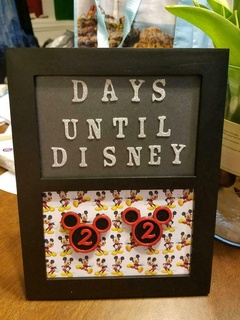 Disney Countdown Magnete 3d print model - Mito3D