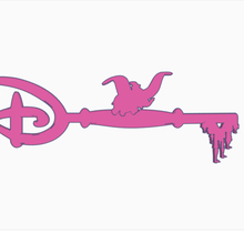 Disney Dumbo chave 3d print model - Mito3D
