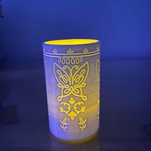 disney fascino candela electirc tè luce titolare supporto tealight comodino notturna cartone animato film elettrico batteria operato 3d print model - Mito3D