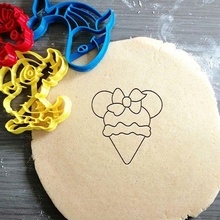 disney ice cream cookie cutter summer ears happy fun baby baking dough shape kitchen bake cookies speculoos 3d print model - Mito3D