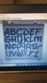 disney ispirato font lettere torta toppers casa arredamento alfabeto z vari apprendimento 3d print model - Mito3D
