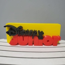 disney junior logo art jouet gamins Jeu 3d impression 3d print model - Mito3D