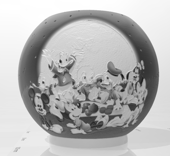 Disney Litho Disney picou Litho 3d print model - Mito3D