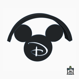 disney logo diadema percha joyería joya Mickey minnie soporte colgante 3d print model - Mito3D
