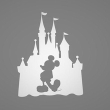 Disney Mickey 39 Schloss Schlüssel 3d print model - Mito3D