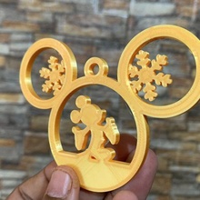 disney Mickey Navidad ornamento adornos 3d print model - Mito3D