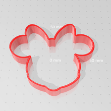 de disney do minnie cortador cookie ferramenta 3d print model - Mito3D