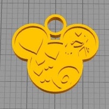 disney nightmare christmas keychain pack 3d print model - Mito3D