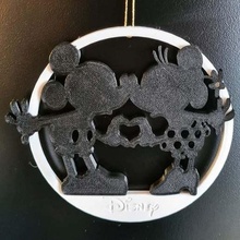 disney xmas ornament christmas decoration mickey mouse minnie tree ornaments decor 3d print model - Mito3D