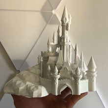 disneyland París castillo arquitectura disney Castello magia 3d print model - Mito3D