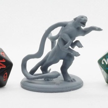 displacer beast - unofficial fan art game 28mm anycubic creature critical role decoration detailed dnd dungeons dragons fantasy gaming magic mini miniature miniatures model monster panther photon stl tabletop toy warhammer 3d print model - Mito3D