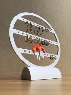 Schermo orecchini espositore cerchi gioielleria 3d print model - Mito3D