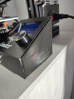 Görüntüle yan örtmek kılıf ender 3 profesyonel neo Creality ekran Led yanal kapak koruma Aksesuarlar 3d print model - Mito3D