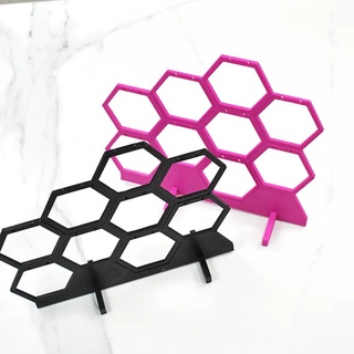 Anzeige Stand 9 Paare Ringe Bienenwabe Schmuck Aussteller Reifen Halsketten Reize 3d print model - Mito3D