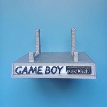 display stand game boy pocket 3d print model - Mito3D