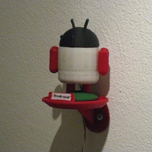 display-Ständer verschiedene nützlich Roboter rapman openscad Modell google android 3d 3d print model - Mito3D