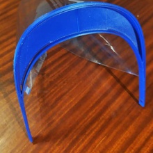disposable mask headbands without visor various models - virus crown security home 3dvscovid19 covid wreath protection gear headband 3d print model - Mito3D