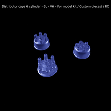 distributor caps 6 cylinder - 6l v6 model kit custom diecast rc 3d print model - Mito3D