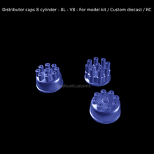 distributor caps 8 cylinder - 8l v8 model kit custom diecast rc 3d print model - Mito3D