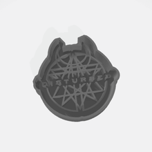 disturb band cookie cutter various cooke biscuits 3d print model - Mito3D