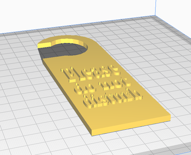 bozmak işaret Lütfen gizlilik 3d print model - Mito3D