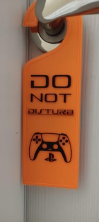disturb sign gamers gamer utility dontdisturb 3d print model - Mito3D