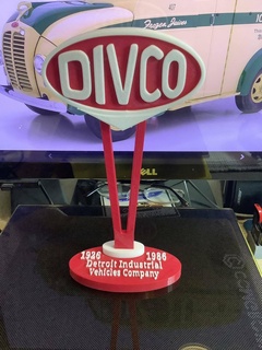 Divco signe signe logo 3d print model - Mito3D