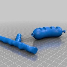 détournement générateur de 4 chiens - saucisse throwingstick jeu jouet 3d print model - Mito3D