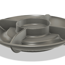 divided magnetic screw bowl gadget screws magnet 3d print model - Mito3D