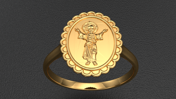 divine child ring ring  3d print model - Mito3D
