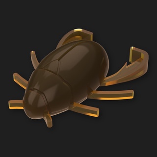 diving beetle mold+master Various fish fishing lure softbait mold master pike bass perch bait plastic silicone animals 3dprint cnc cad bug creature insect 3d print model - Mito3D