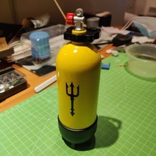 Tauchen Flasche Gadget 3d print model - Mito3D
