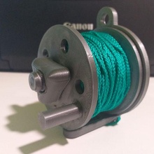 mergulho bobina gadget água mar equipamento praia corda enrolamento segurança fácil impressão 3d print model - Mito3D