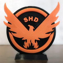division logo art signes logos la 3d print model - Mito3D