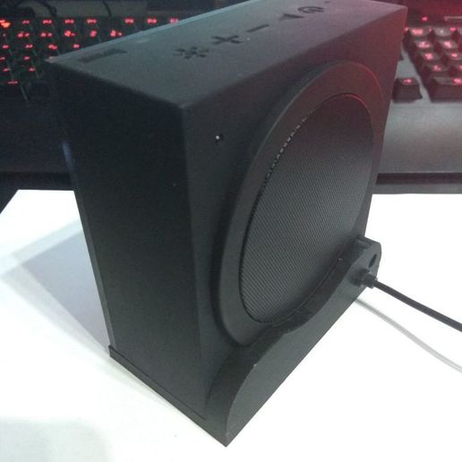 divoom aurabox charging stand speaker music 3D print model - Mito3D