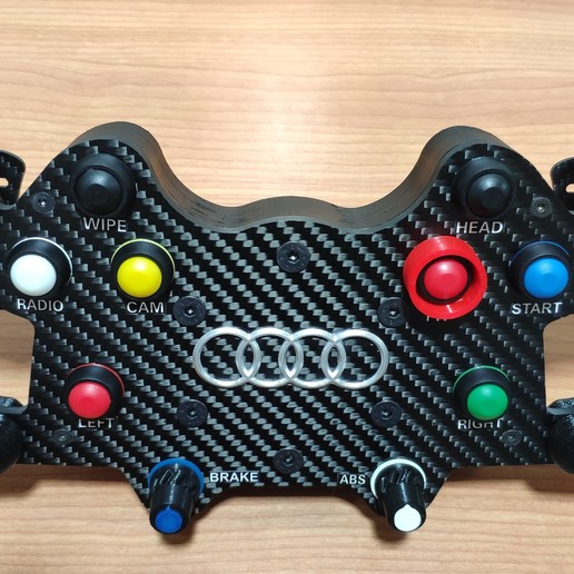 fai da te audi rs5 dtm volante gioco jannie 3D print model - Mito3D