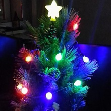 diy christmas lights small table-top tree home decor decoration 3d print model - Mito3D