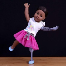 diy custom american girl doll prosthetics game 3d print model - Mito3D