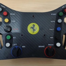 diy ferrari 488 gt3 steering wheel game jannie osw logitech thrustamaster 3d print model - Mito3D